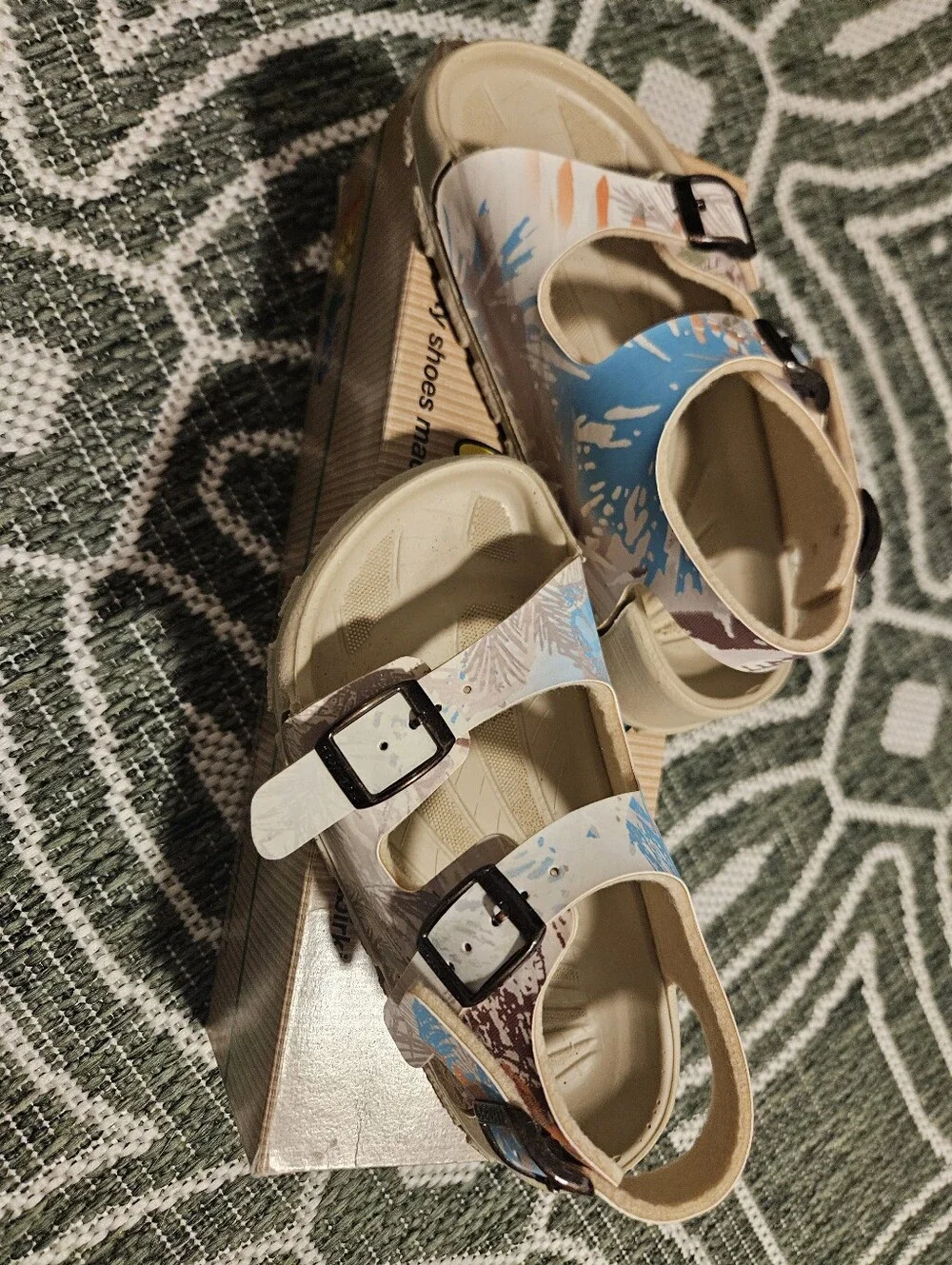 NIB Vintage Birki’s by Birkenstock Aruba Kids Sandals Palm Taupe EU 28 / US 10